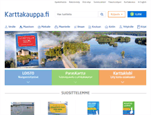 Tablet Screenshot of karttakauppa.fi